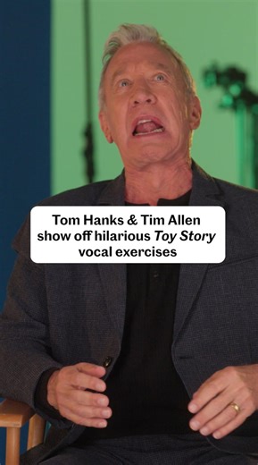 Tom Hanks and Tim Allen show off vocal exercises