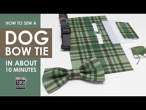 How to Sew a Dog Bow Tie - Things to Sew for Dogs