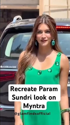 Kriti Sanon Inspired Look ✨ Bollywood Fashion Myntra Finds #shorts #viralshorts