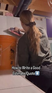 How to write good estimates/quotes in the construction industry 💸 👉 Take measurements of everything in the space while you’re there the first time - Even if you don’t think you’ll need it, it’s better to have it than not for planning purposes. 👉 In your written estimate include all the details you will be taking care of - This means all the product you’re buying, waste disposal responsibility, gas expenses, etc. 👉 Also include all the things your client is responsible for - What they are sup