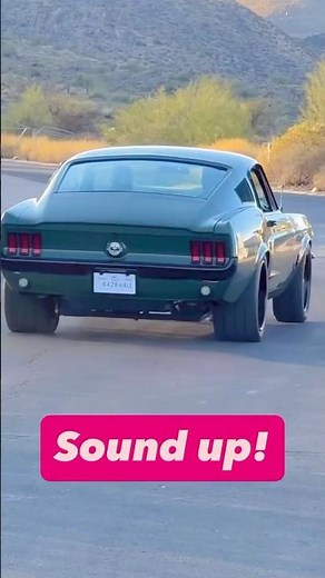 Ford Mustang fastback restomod amazing exhaust sound 1967 1968 67 68 Bullitt Bullit Eleanor racing
