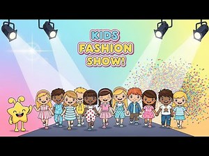 Kids Cartoon Fashion Show — Runway Magic for Little Stars 💃🔥