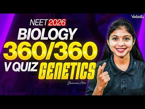 NEET 2026 Biology | Genetics V-Quiz | NEET Biology in Tamil | Shravanee Ma'am