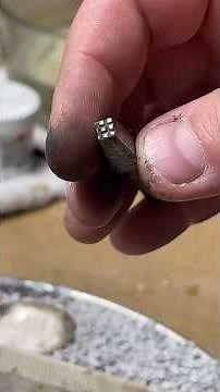 Making custom jewelry stamps from old drill bits #diy #jewelry #stamping #handmade #upcycle