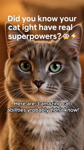 Cats Have Secret Powers You Didn't Know! 🐱⚡#cats#catfacts#animalfacts#shorts#wildlife