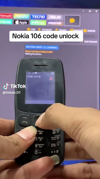 Unlock Nokia 106 Code Successfully