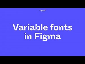 Office Hours: Variable fonts in Figma