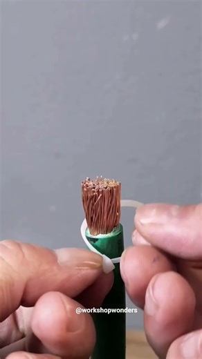 Easy way to attach a pin to a thick wire 🔧