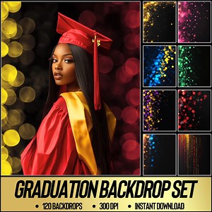 120 Graduation Digital Backdrops for Grad Photography | Graduation Background for Grad Banner, School Graduation, & Senior Portrait Photo - Etsy