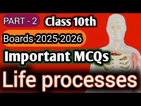 PART-2 Life process important MCQs || Class-10th