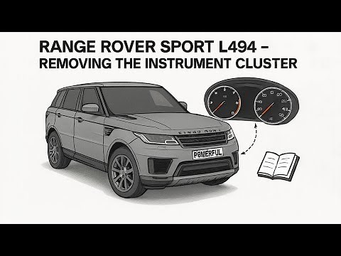 Removing / Upgrading Speedo Instrument Cluster Clocks on Range Rover Sport L494 .