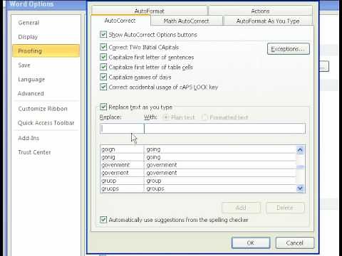 Excel Magic Trick 485: Create Shorthand to speed up typing using AutoCorrect