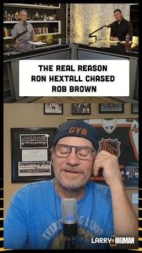 The real reason Ron Hextall chased Rob Brown down the ice 😂
