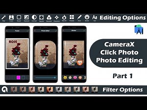Camerax Android Tutorial with Photo Editing App making part 1 | Android Photo Editor app with Filter