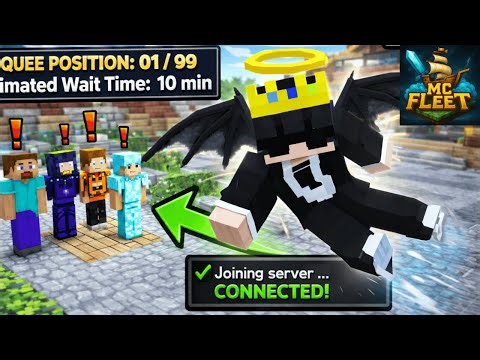 HOW TO BYPASS QUEUE WITHOUT PRIORITY 😯| SEASON-2 MCFLEET 💖 | ‪@McFleetDotNet‬ #mcfleet ‪@GamerFleet‬