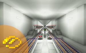 我们用MC真实还原了现实中的地铁！#1 ChihoCraft服务器轨道交通1号线一期POV【Minecraft】【MC地铁】