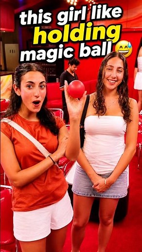 this girl like holding my magic ball #closeupmagic
