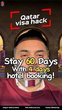 How to Get a 60-Day Visa in Qatar with just a 4-Day Discover Qatar Hotel Booking! 🇶🇦