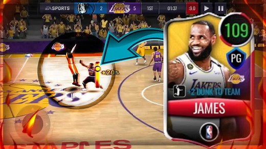 knyt: nba live mobile 20 - unstoppable lebron james gameplay!