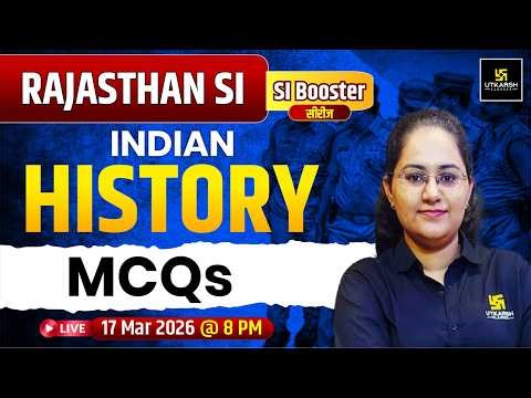Rajasthan SI Booster Series | Indian History MCQ's New Pattern + Discussion | Priyanka Ma'am