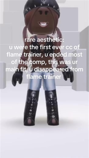 Flame Trainer Aesthetic Tribute on Roblox