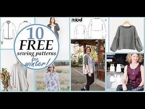 10 COZY and FREE sewing patterns for winter 2020!