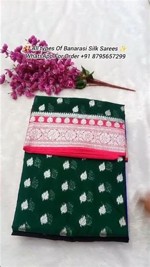 All types Of Banarasi Sarees Wholesale #wholesalesarees #varanasisarees #sareeindia #banarasisaree