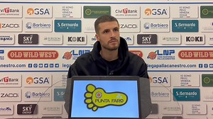📹 Le parole di Francesco Stefanelli, protagonista della vittoria dell’Apu Udine con 6 punti nei secondi finali contro Urania Milano 🔥 #Bianconeri #LNP #LaNostraPassione | Apu Udine