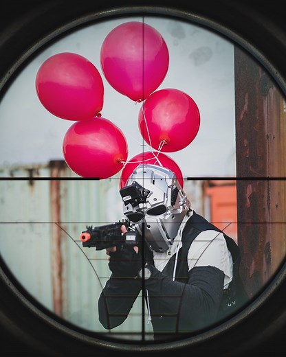 687K views · 1.1K shares | Last balloon standing wins: Airsoft Battle Royale 2 is HERE >> https://youtu.be/v_BgzDHGav0  Huge thanks to our friends Apex Legends for sponsoring this video! | Dude Perfect | Facebook