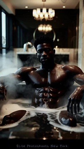 🔥🔥Photoshoot with Black Muscled Hunk Kelvin 😈🔥💦💦 #Hunk #Black #BBC #Hot #Muscle