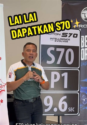 Get your Proton S70 now! Sleek design, powerful performance, and next-level comfort — the S70 is ready to elevate your daily drive. Don’t wait, make it yours today! ✨ #ProtonS70 #GetYoursNow #NewRide #SedanLife #ProtonSetiaAutoDrive3S @Bakhtiar Baharom (Abg BB)