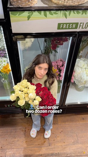 Modern bouquets are more interesting than regular roses — just trust you florist ✨ florist vlog