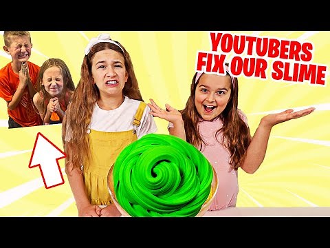 Slime Siblings FIXES Our Slime Challenge! | JKrew