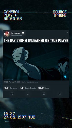 THE DAY GYOMEI UNLEASHED HIS TRUE POWER