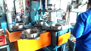 This rotor aluminum die casting machine is equipped with auto feeding device, cutting device and mold unloading device. Injection cylinder has three different injecting mode, slow injecting, fast injecting and secondary injecting. More detail please visit www.nide-group.com or send email to marketing2@nide-group.com | Nide Group