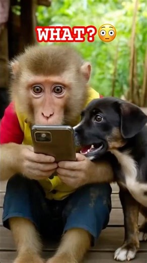 She Smiled… and the Monkey’s Reaction Was Priceless! 😂🐵 #shorts