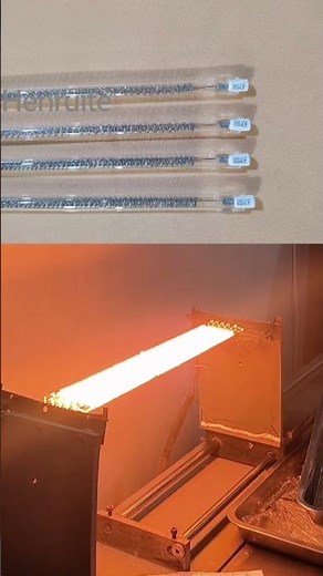 515mm 1200w Medium Wave Infrared Heating Quartz Lamp for Flash Drying Machines
