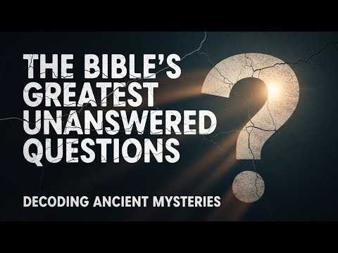 The Bible’s Greatest Unanswered Questions