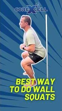 The Best Way To Do Wall Squat (Stay Strong During Injury!) 🔥
