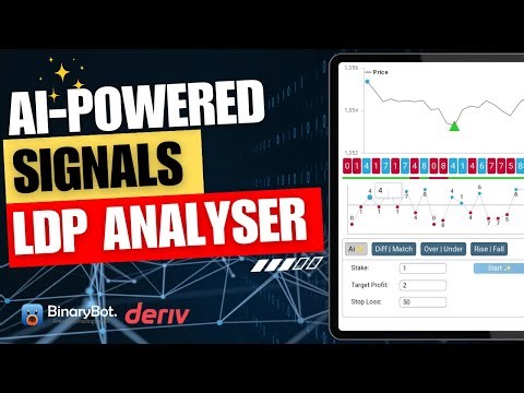 LDP Analyzer Auto trading with Ai signals for Deriv Bot | Binary Bot