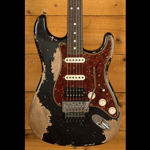 Fender Custom Shop 69 HSS Strat | Super Heavy Relic Black