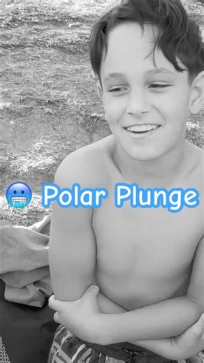 Kids Do a Polar Plunge on New Year’s Day 🥶❄️