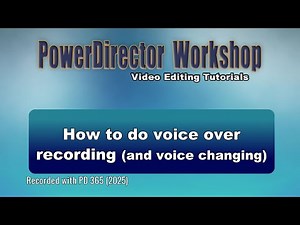 How to do voice over and voice changing