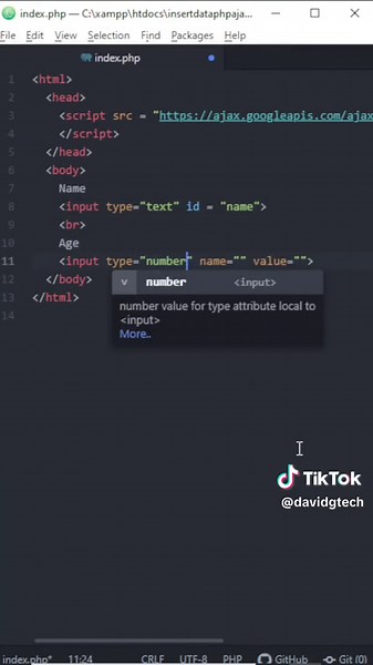 Insert Form Data Using jQuery Ajax In PHP MySQL #jquery #ajax #php #mysql #phpmysql #mysqldatabase #javascriptprogramming #coding #programming #htmljavascript #javascript #mysqltutorial #programmingtutorial #codingtutorial #backend #phpdeveloper #javascripts #database #databasedevelopment