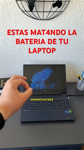 El mejor tip para cuidar la bateria de tu computadora. #laptop #notebook #pc #pcgamer #pctips
