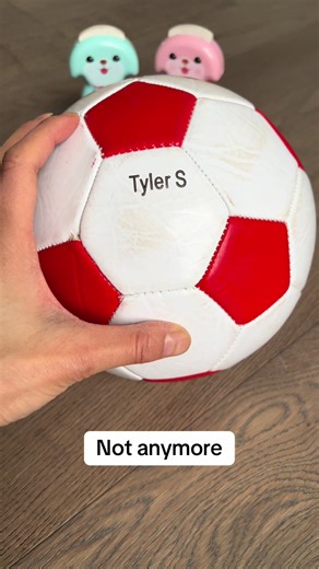 Label Your Soccer Ball with a Name Stamp