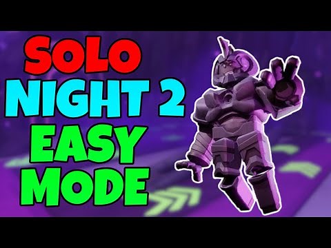 SOLO NIGHT 2 EASY MODE TRIUMPH + GUIDE | TDS Tower Defense Simulator