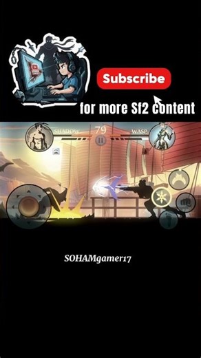 SF2 Cinematic Fight Edit with Voce Na Mira Slowed 🎧 #shadowfight2 #shorts