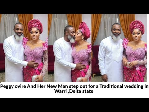 Peggy ovire And Her man stepout for a Traditional wedding in Warri ,Delta state