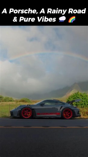 Rainbow Drive: No Filter, No Edit 🌈 911 #porsche #shorts #porsche911